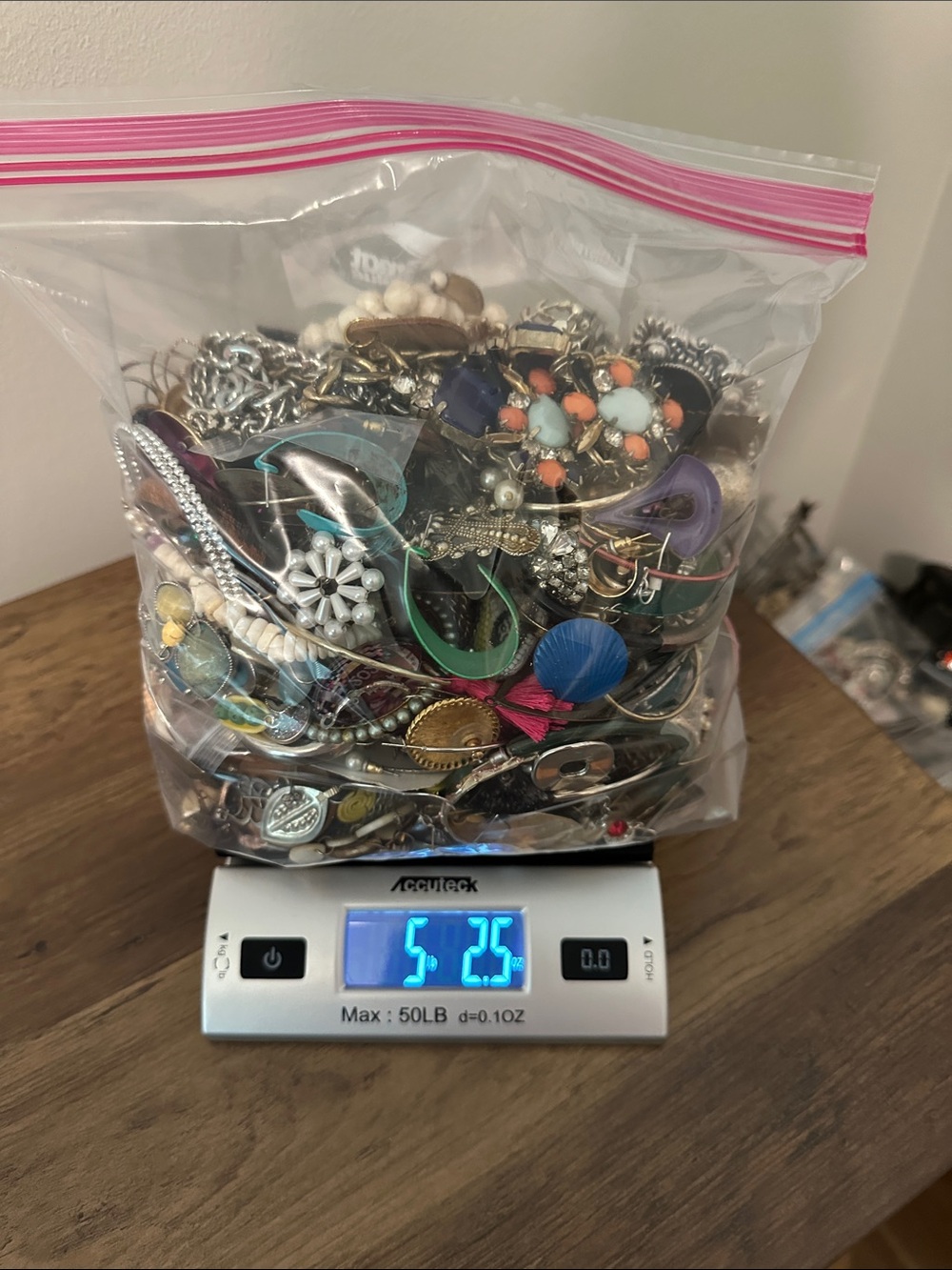 Assorted Mixed Costume Junk Jewelry Lot For Crafting Only!!